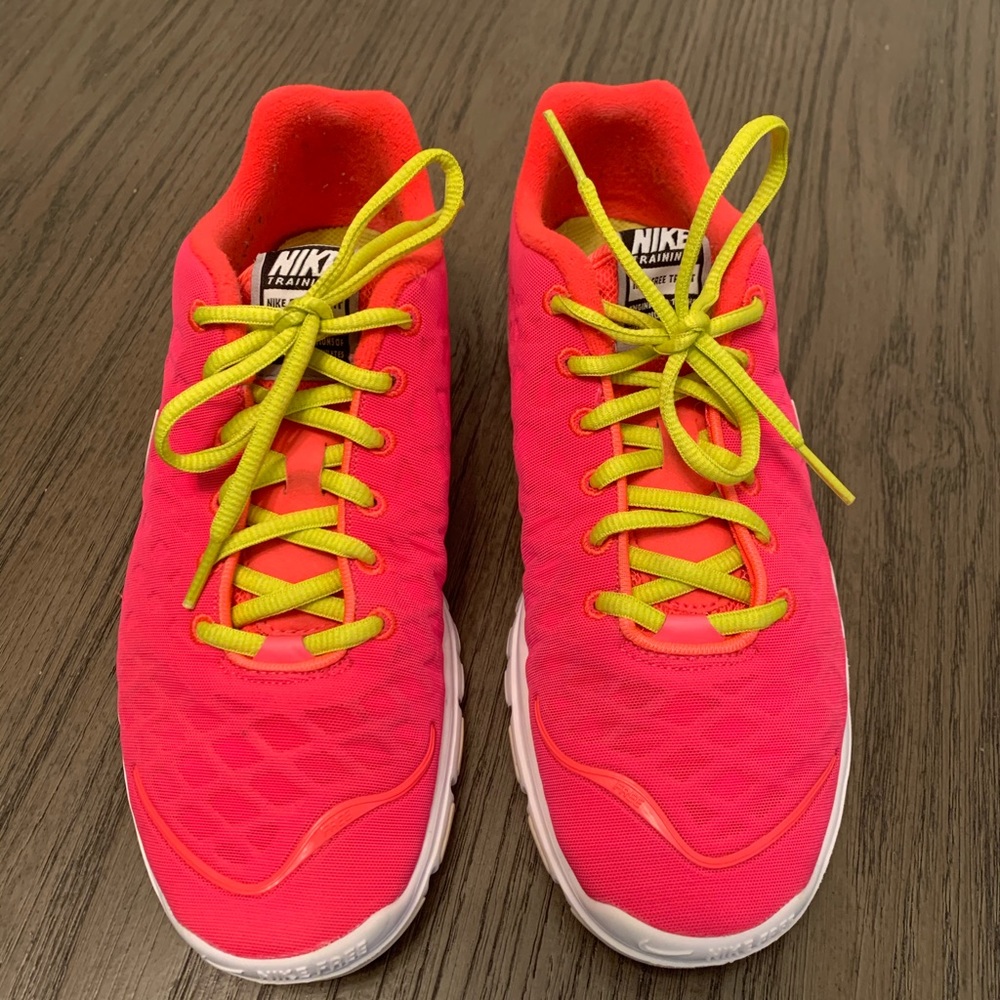 Nike Free Tr Fit Sneakers- Bright Pink - Picture 2 of 7